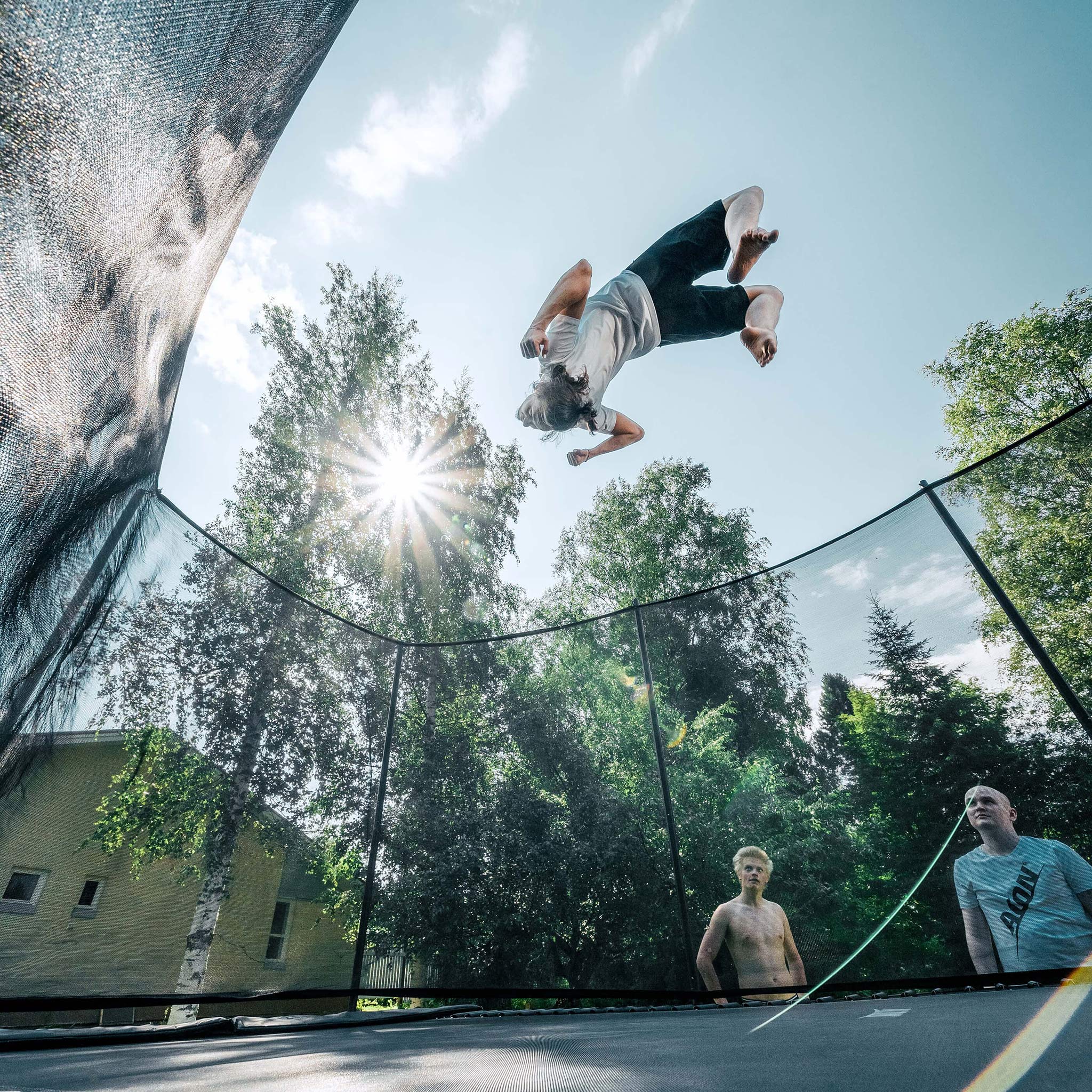 ACON 16 HD PRO Rectangular Trampoline with Net and Ladder - Image 4
