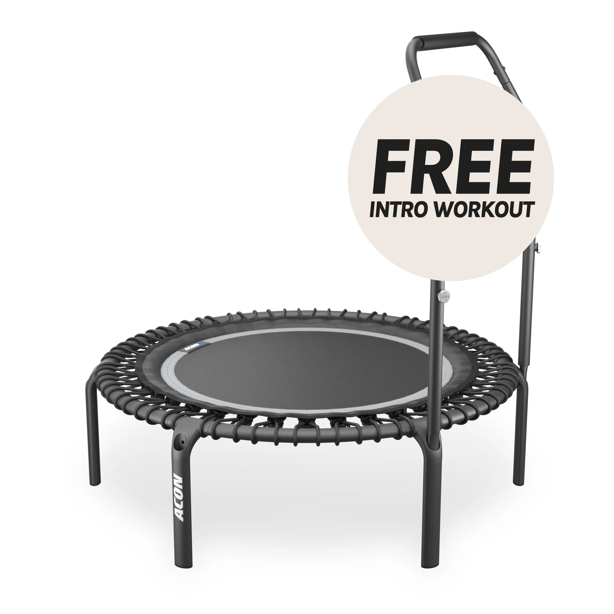 ACON Fit 1,12m Round Rebounder Fitness Trampoline with Active Handlebar - Image 6