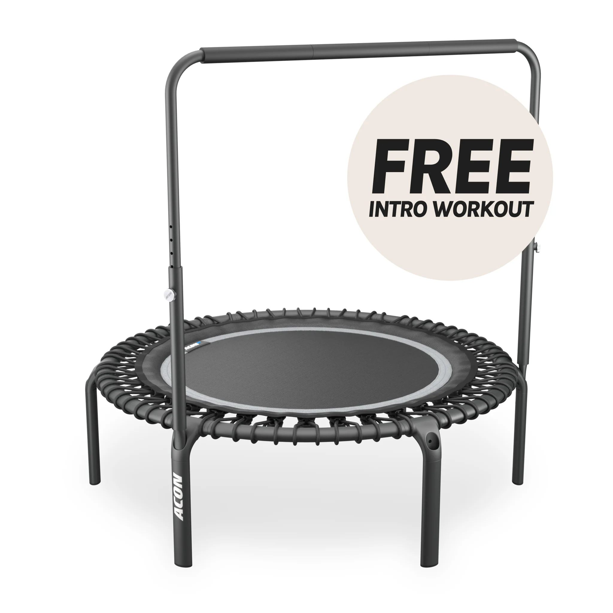 ACON Fit 1,12m Round Rebounder Fitness Trampoline with Balance Handlebar - Image 6