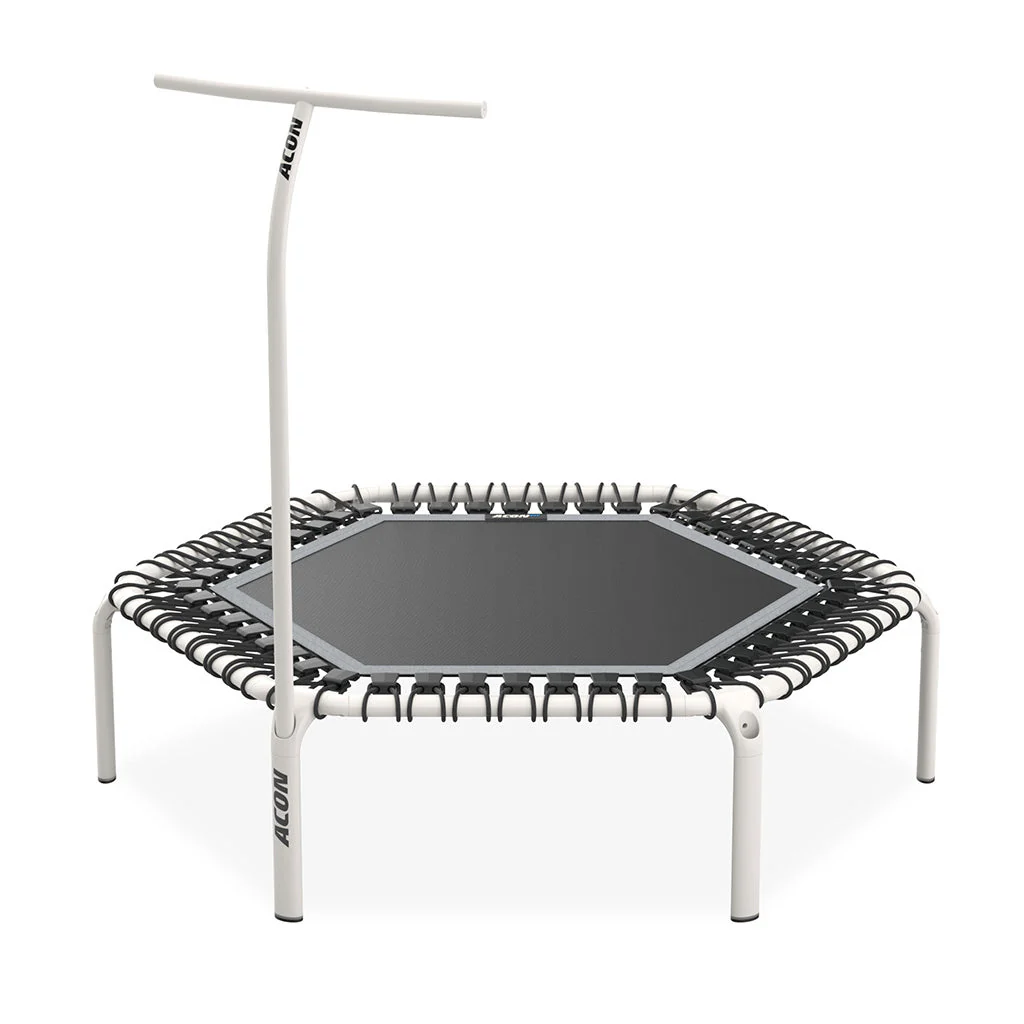 White Handlebar for ACON Fit Rebounder Fitness Trampoline - Image 3