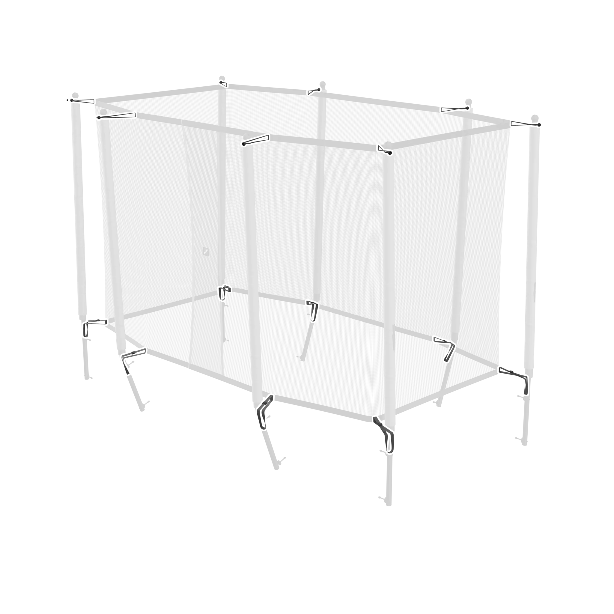 Net attachment strap and bungee set for ACON 13/16 HD enclosure - Image 2