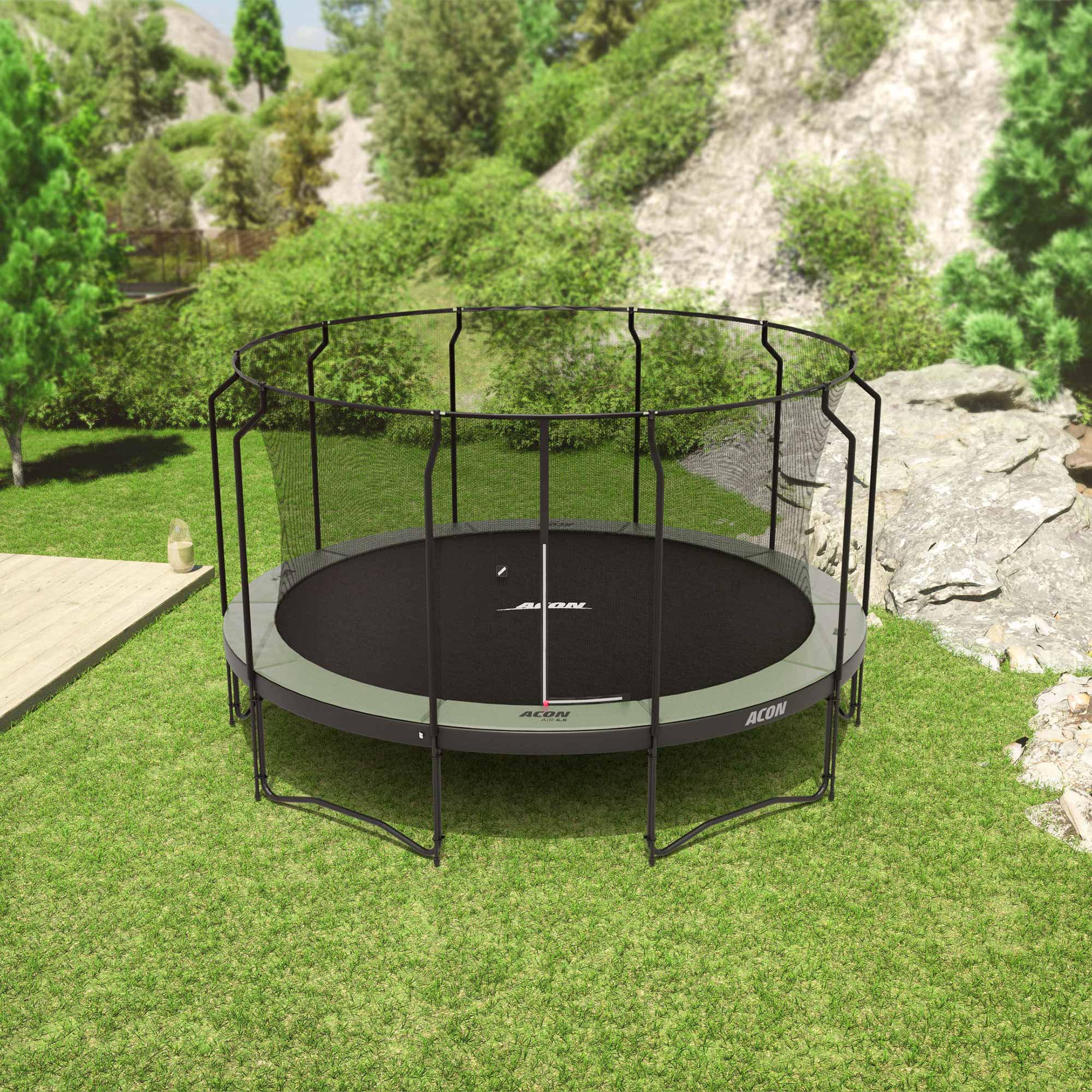 ACON Air 4,6m Round Trampoline with Premium Net and Ladder - Image 3